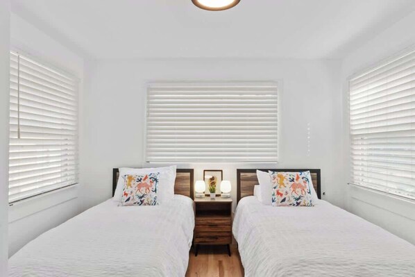 5 bedrooms, iron/ironing board, travel cot, WiFi