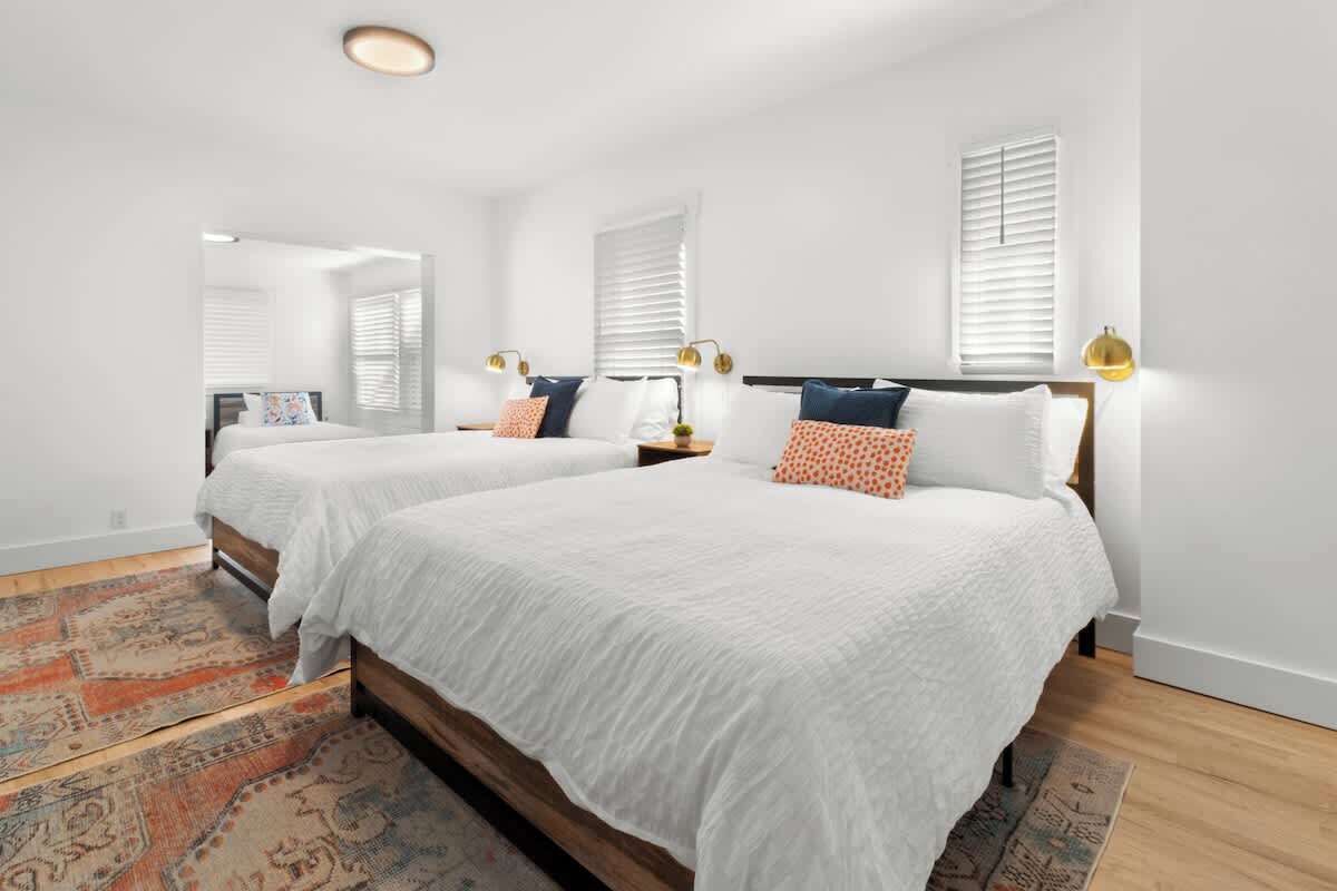 5 bedrooms, iron/ironing board, travel crib, WiFi