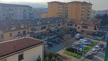 Vue depuis lâhĂ©bergement