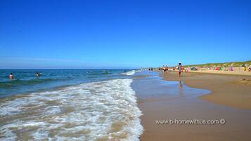 Aan het strand