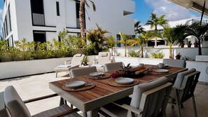 Outdoor dining - Casa Mostaza, Mar De Cristal (Mar de Cristal)
