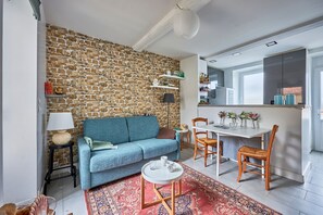 TV, DVD player - Cottage Coté Mer - A 1km de la plage (Courseulles-sur-Mer)