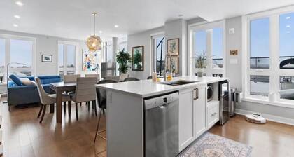 2-story penthouse next to the metro