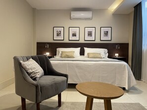 2 bedrooms, premium bedding, down duvets, individually decorated