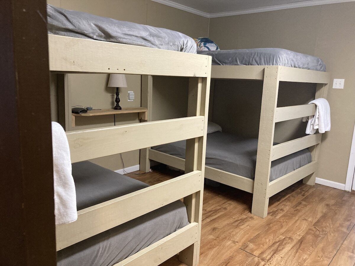 3 chambres, draps fournis