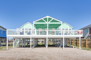 Exterior - Great for Groups: Oceanfront Surfside Beach Home! (Surfside Beach)