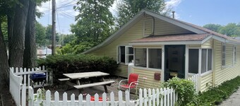 Cottage 5 has a very Hamlin lake cottage feel. More private setting. 