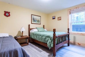 2 dormitorios, escritorio, wifi gratis y ropa de cama