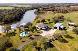 Exterior - River Front W/ Pool - Relax ~ Chocolate Bayou Ranch Home (Alvin)