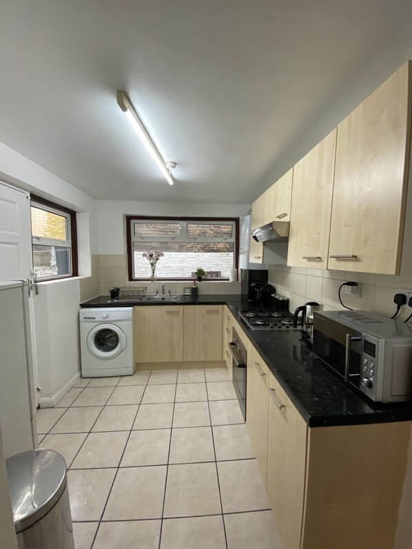 Microwave, oven, stovetop