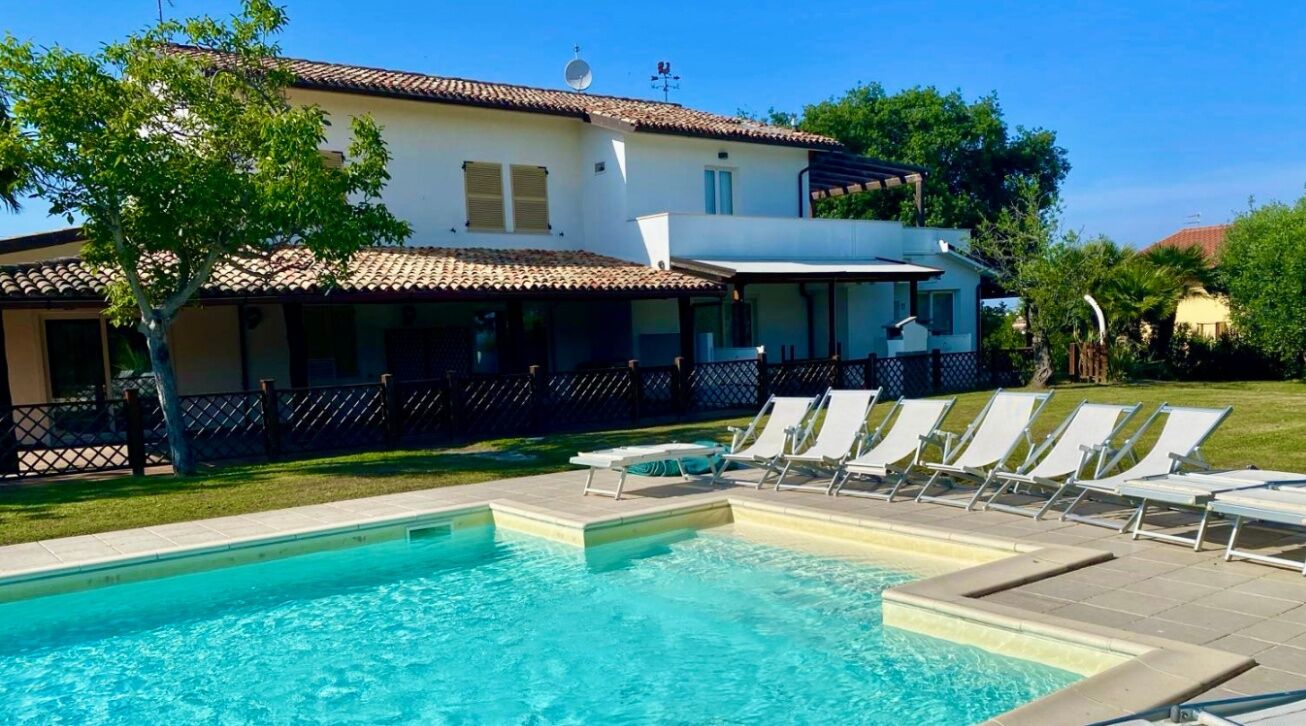 Una piscina riscaldata