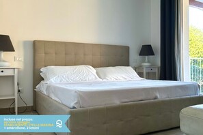 2 makuuhuonetta, vuodevaatteet