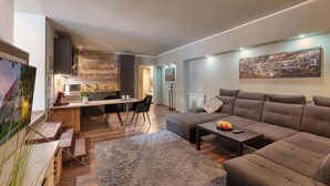 Living area - Ferienwohnung in Luxusvilla (Bahrdorf)