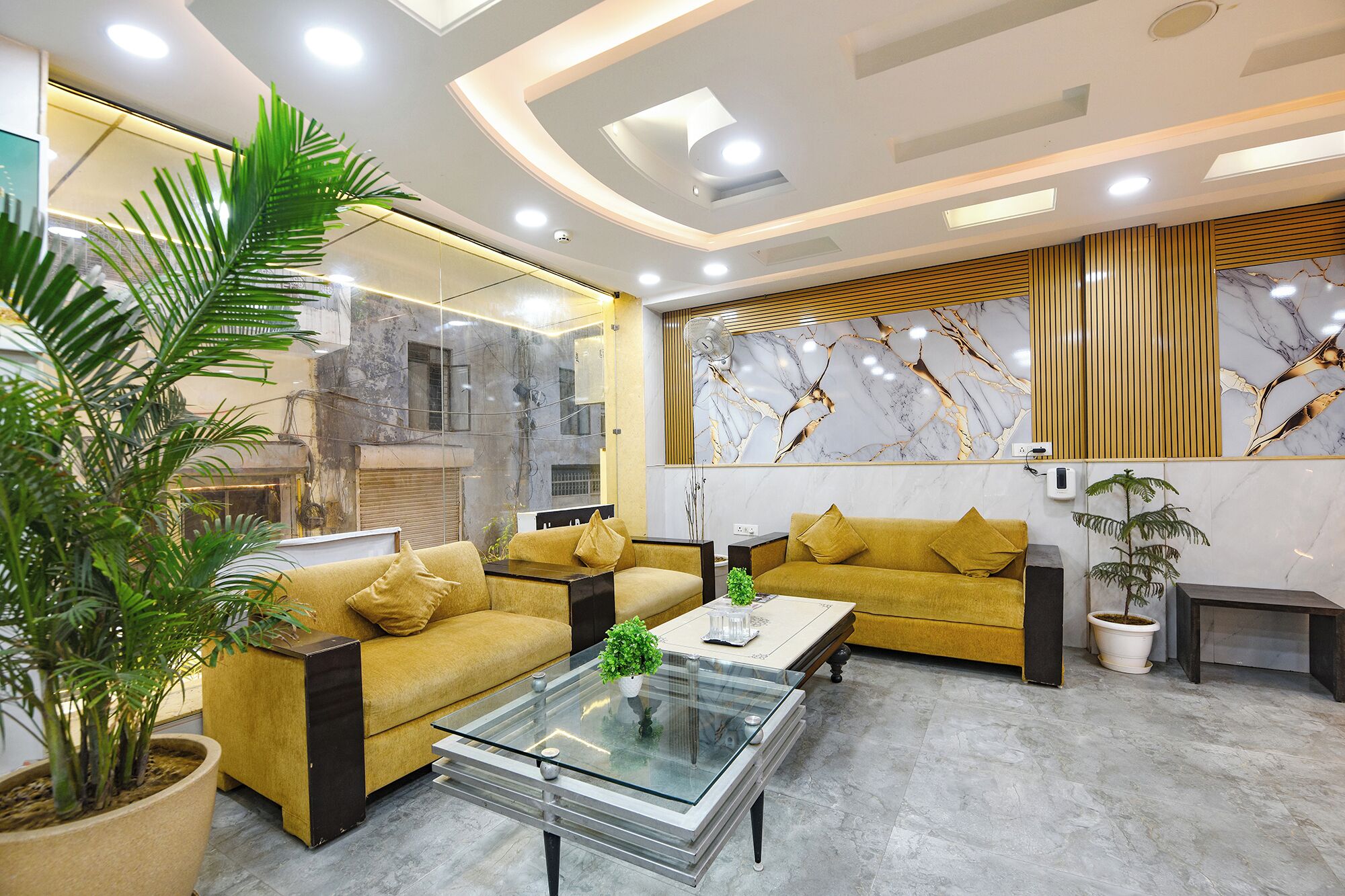 Zona de estar del vestíbulo