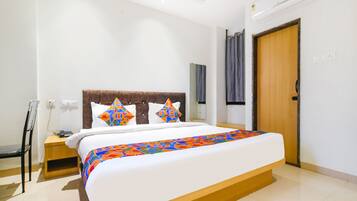 Egyptiske bomuldslagner, premium-sengetøj, pengeskab på værelset