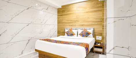 Phòng Premium, 1 giường đôi | Bộ trải giường bằng vải cotton Ai Cập, bộ đồ giường cao cấp