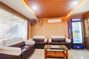 Sitteområde i lobbyen