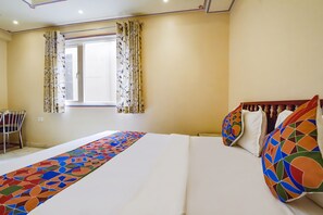 Egyptian cotton sheets, premium bedding, in-room safe, free WiFi - Fabhotel The Bayan Elegance (Jaipur)