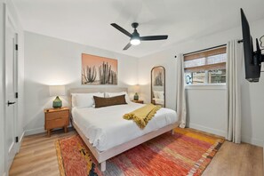 4 bedrooms, iron/ironing board, free WiFi, bed sheets