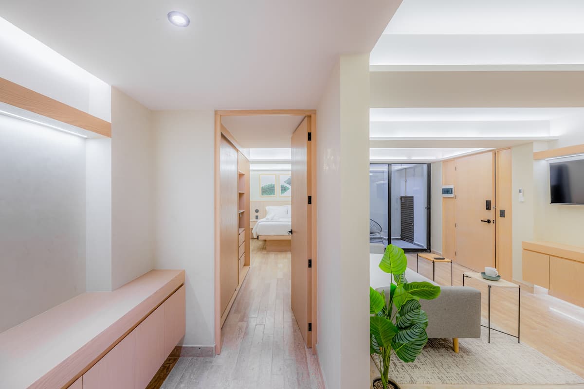 Comfort appartement, balkon, op benedenverdieping | 1 slaapkamer, lakens van Egyptisch katoen, luxe beddengoed