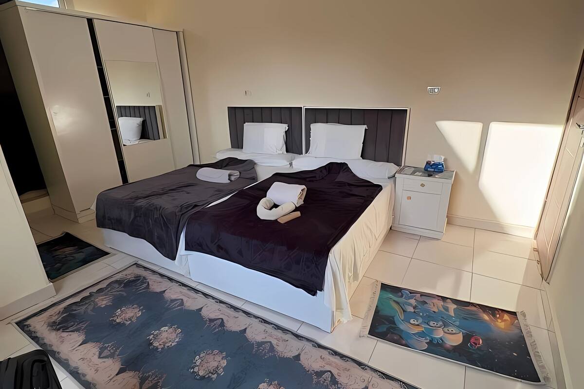 Panoramic Twin Room,1 Bedroom,King View | 埃及棉床單、高級寢具、羽絨被、記憶床墊