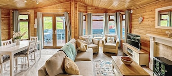 Stylish two bedroom lodge, perfect for couples or families.