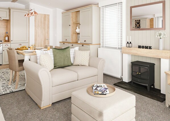 Living area - 2 bedroom accommodation in Clarach (Clarach)