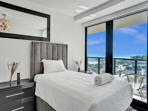 2 bedrooms, iron/ironing board, travel cot, free WiFi