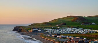 Three bedroom caravan, sleeping six people, perfect for relaxing by the coast.