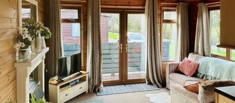 Stylish two bedroom lodge, perfect for couples or families.