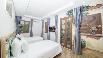Habitación Premier | Sábanas de algodón egipcio, ropa de cama de alta calidad y edredón
