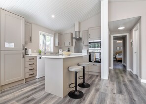 Fridge, oven, stovetop, toaster