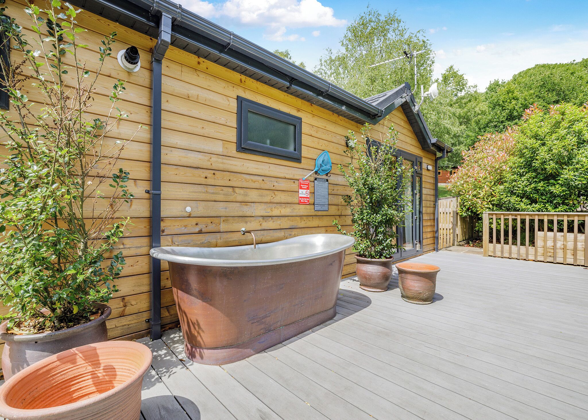 Bain à remous extérieur