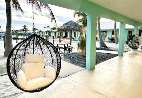 Terrace/patio. Off the Charts Inn - Queen Double Room