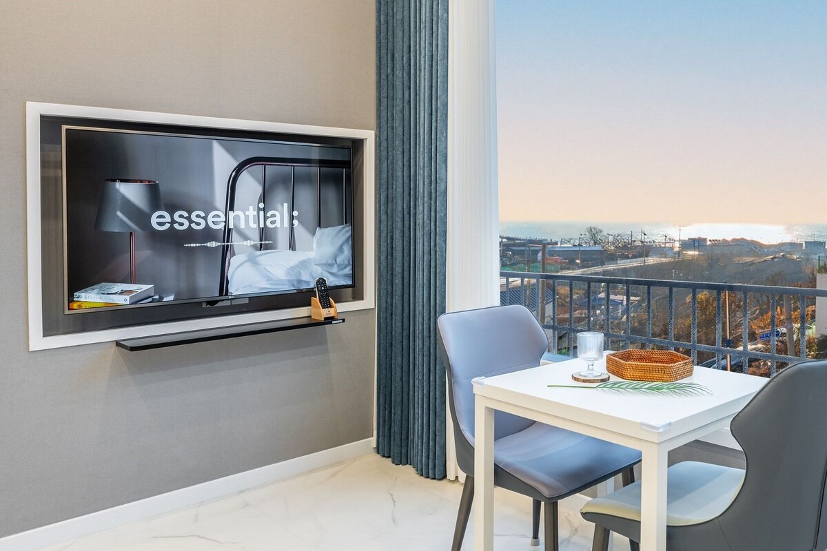 Eenvoudige kamer, 2 slaapkamers (STAY1(Ocean view,BBQ)) | 1 slaapkamer, gratis wifi