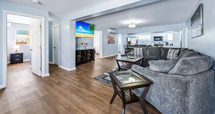 New to Market! 🐾 Dog Friendly, Spacious Beach Retreat, Steps to Sugary Sand, Conveniences!