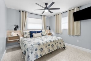 2 bedrooms, iron/ironing board, free WiFi, bed sheets
