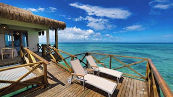 Lagoon Suite with Private Pool | 1 soveværelse, italienske lagner fra Frette, premium-sengetøj, dundyner