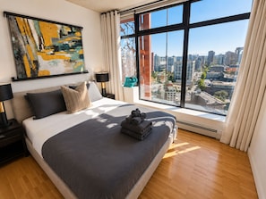 1 dormitorio, tabla de planchar con plancha, cuna de viaje y wifi gratis