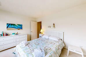 2 dormitorios, tabla de planchar con plancha, Internet y ropa de cama