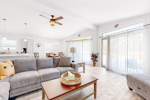 TV, fireplace, table football - Modern home with foosball, fireplace, & grill - near Sand Valley Golf Course (Nekoosa)