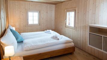 4 slaapkamers, beddengoed