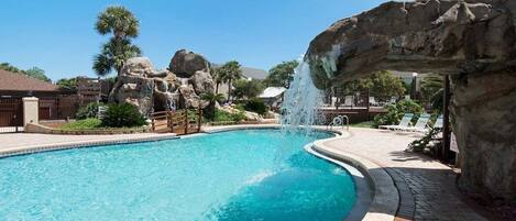 Una piscina climatizada