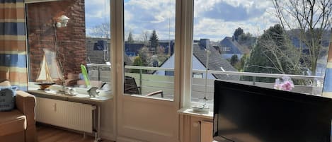 TV, DVD player, stereo