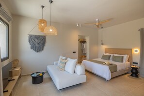 1 bedroom, premium bedding, memory foam beds, in-room safe - Topos Suites (Kefalonia)