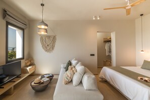 1 habitación y ropa de cama de alta calidad