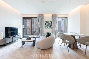 Living area - City View Comfort: 1 BR Apartment at Ahad Residences (Dubai)