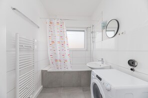 Towels, soap, toilet paper