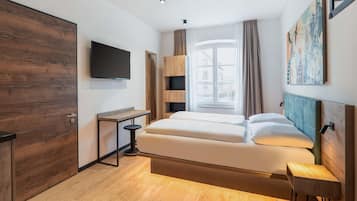 Verdunkelungsvorhänge, schallisolierte Zimmer, kostenloses WLAN