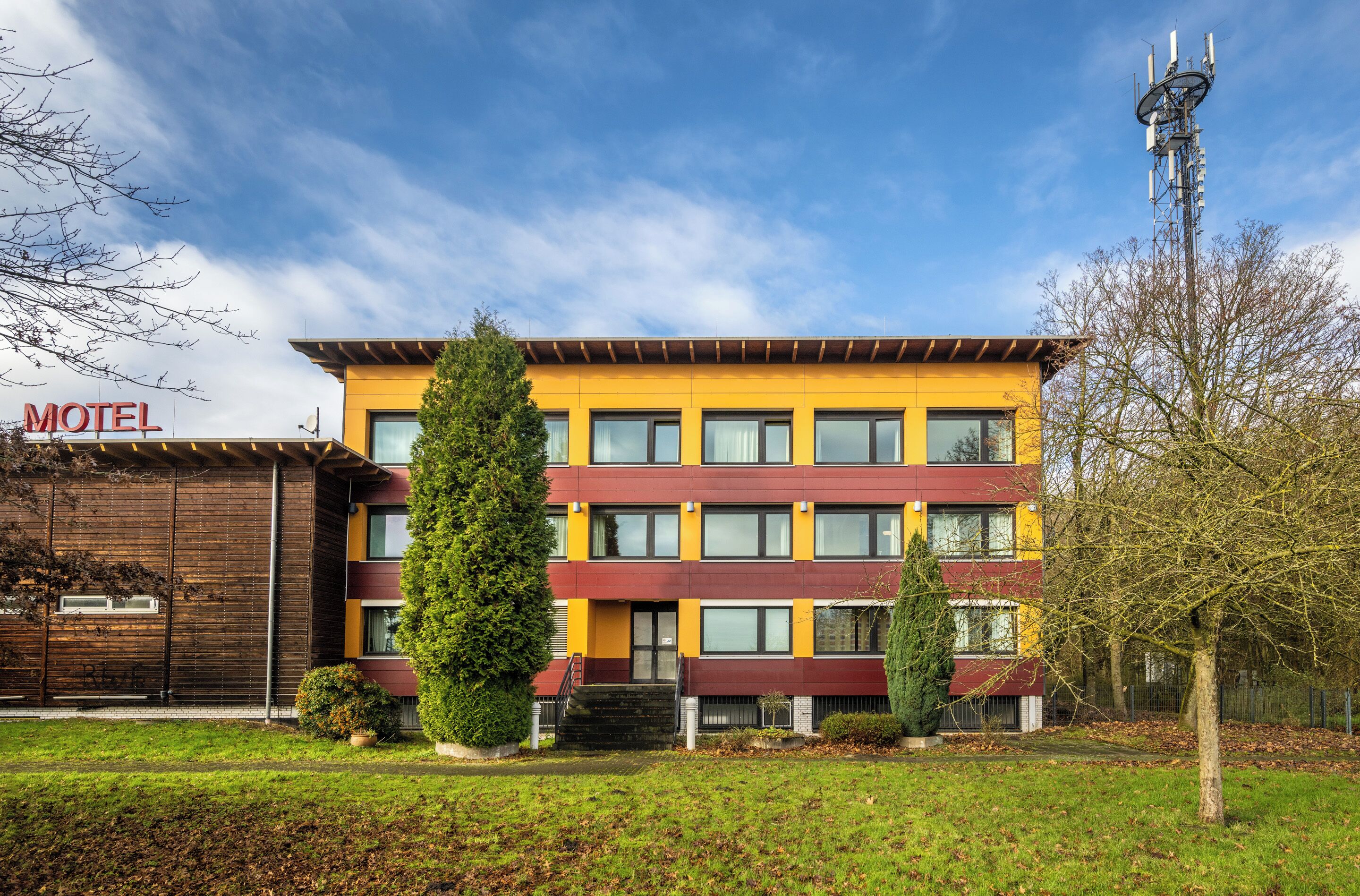 Voorkant van accommodatie